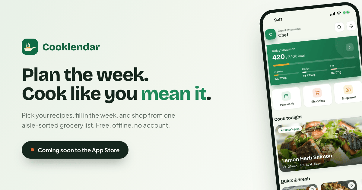 Cooklendar